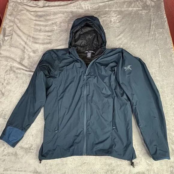 Arc'teryx Dark Blue Windbreaker Jacket - Picture 9 of 16